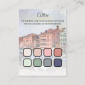 Gemälde des Canale Grande, Venedig, Italien Begleitkarte (Rückseite)