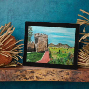 Gemälde des Castell de Benisanó von Alfred Fox Fotoplatte