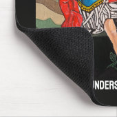 Gemälde des Erzengels Michael von Alfred Fox Mousepad (Ecke)