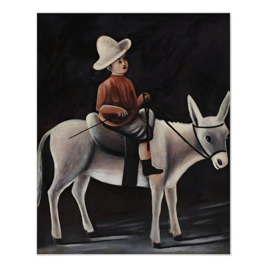 Gemälde des georgischen Malers Niko Pirosmani Fotodruck (Vorne)