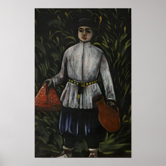 Gemälde des georgischen Malers Niko Pirosmani Poster (Vorne)