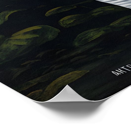 Gemälde des georgischen Malers Niko Pirosmani Poster (Ecke)