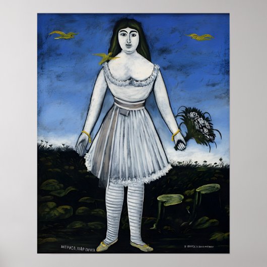 Gemälde des georgischen Malers Niko Pirosmani Poster (Vorne)