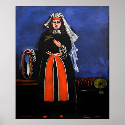 Gemälde des georgischen Malers Niko Pirosmani Poster (Vorne)
