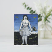 Gemälde des georgischen Malers Niko Pirosmani Postkarte (Stehend Vorderseite)