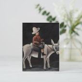 Gemälde des georgischen Malers Niko Pirosmani Postkarte (Stehend Vorderseite)