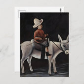 Gemälde des georgischen Malers Niko Pirosmani Postkarte (Vorne/Hinten)