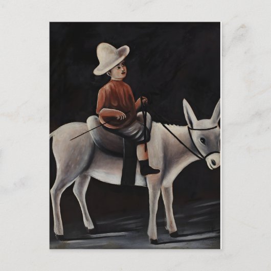 Gemälde des georgischen Malers Niko Pirosmani Postkarte (Vorderseite)