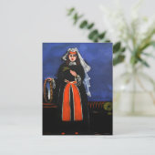 Gemälde des georgischen Malers Niko Pirosmani Postkarte (Stehend Vorderseite)