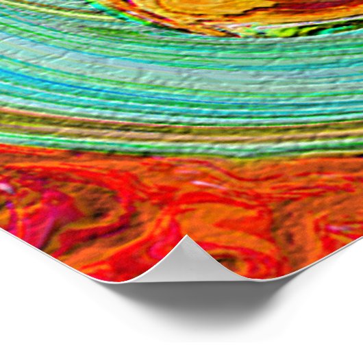 Gemälde des modernen Interieurs Poster (Ecke)