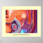 Gemälde des modernen Interieurs Poster (Vorne)