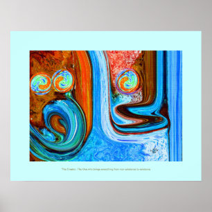 Gemälde des modernen Interieurs Poster