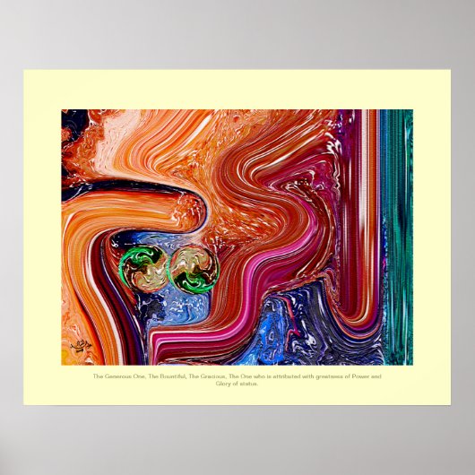 Gemälde des modernen Interieurs Poster (Vorne)