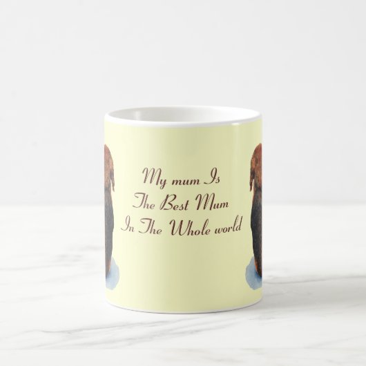 Gemälde des niedlichen Welpen-Beagle Kaffeetasse (Mittel)