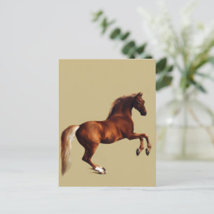 Gemälde des Pferdes Whistlejacket von George Stubb Postkarte
