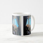 Gemälde des Pyramisa Hotels von Alfred Fox Kaffeetasse (VorderseiteRechts)