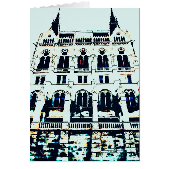 Gemälde des ungarischen Parlaments (Vorne)