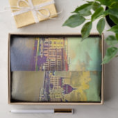 Gemälde des ungarischen Parlaments Seidenpapier (Geschenk)