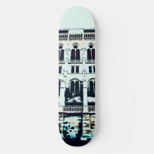 Gemälde des ungarischen Parlaments Skateboard (Vorderseite)