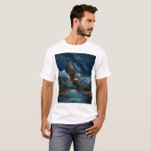 Gemälde eines Adlers T-Shirt (Vorne ganz)