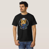 Gemälde eines Detektivkatzen-T - Shirt (Vorne ganz)