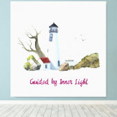 Gemälde eines Leuchtturms Leinwanddruck (Insitu (Holzboden))