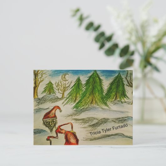 Gemälde Feiertagspostkarte (Stehend Vorderseite)