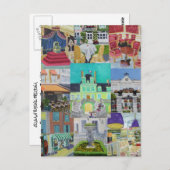 Gemälde/Gemälde von Fontainebleau, FRANKREICH Postkarte (Vorne/Hinten)