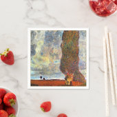 Gemälde Gustav Klimt, der große Poplar-Baum II Serviette (Beispiel)