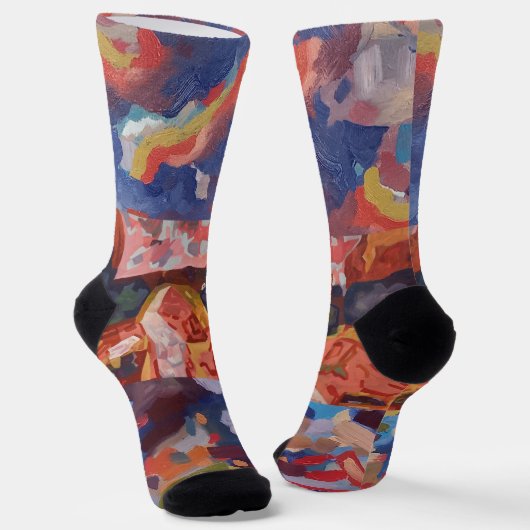 Gemälde III Socken (Gewinkelt)