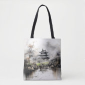 Gemälde im Haus und am See Tasche (Vorderseite)