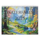Gemälde im Wasserfall 2025 Kalender (Titelbild)