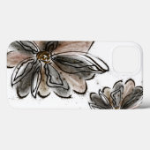 Gemälde in hellbrauner Blume Case-Mate iPhone Hülle (Rückseite (Horizontal))