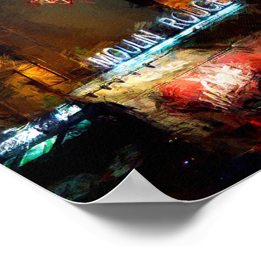 Gemälde in Paris Poster (Ecke)