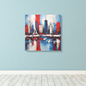Gemälde Kunst Paris Leinwanddruck (Insitu (Holzboden))