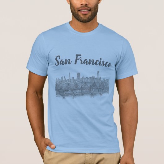 Gemälde Ladys, San Francisco, Vereinigte Staaten T-Shirt (Vorderseite)