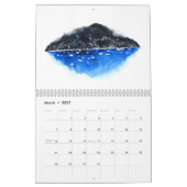 Gemälde mit Aquarellfarben - Benutzerdefinierter K Kalender (Mär 2027)