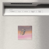 Gemälde mit dem Schmetterling im Flug Magnet (In Situ (Geschirrspüler))