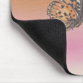 Gemälde mit dem Schmetterling im Flug Mousepad (Ecke)