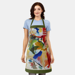 Gemälde mit grünem Zentrum von Wassily Kandinsky Schürze