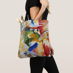 Gemälde mit grünem Zentrum von Wassily Kandinsky Tasche