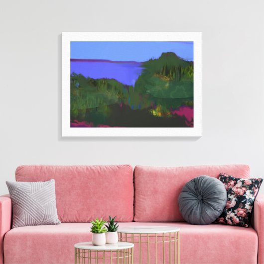 Gemälde mit Küstensicht Leinwanddruck (Insitu (Wohnzimmer))