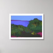 Gemälde mit Küstensicht Leinwanddruck (Vorderseite)