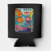 Gemälde "Modern Ocean Aquatic" aus dem Mittelalter Dosenkühler (Vorderseite)