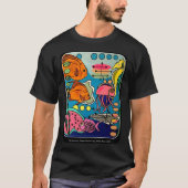 Gemälde "Modern Ocean Aquatic" aus dem Mittelalter T-Shirt (Vorderseite)