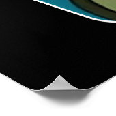 Gemälde "Modernes Abstraktes Wasser" aus dem Mitte Poster (Ecke)