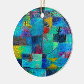 Gemälde Paul Klee, Garten mit Terrassen Keramik Ornament (Links)