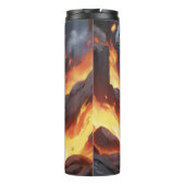 Gemälde Pokémon Charmander im Vulkan Thermosbecher (Rückseite)