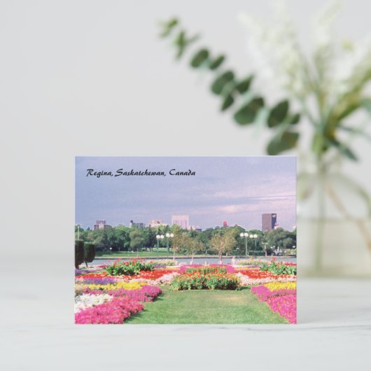 Gemälde Regina Legislative Gardens Postkarte (Stehend Vorderseite)