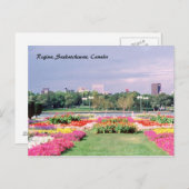 Gemälde Regina Legislative Gardens Postkarte (Vorne/Hinten)